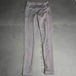 Victorias Secret High-Waist Gray Active Leggings With Side Pockets - Size XS